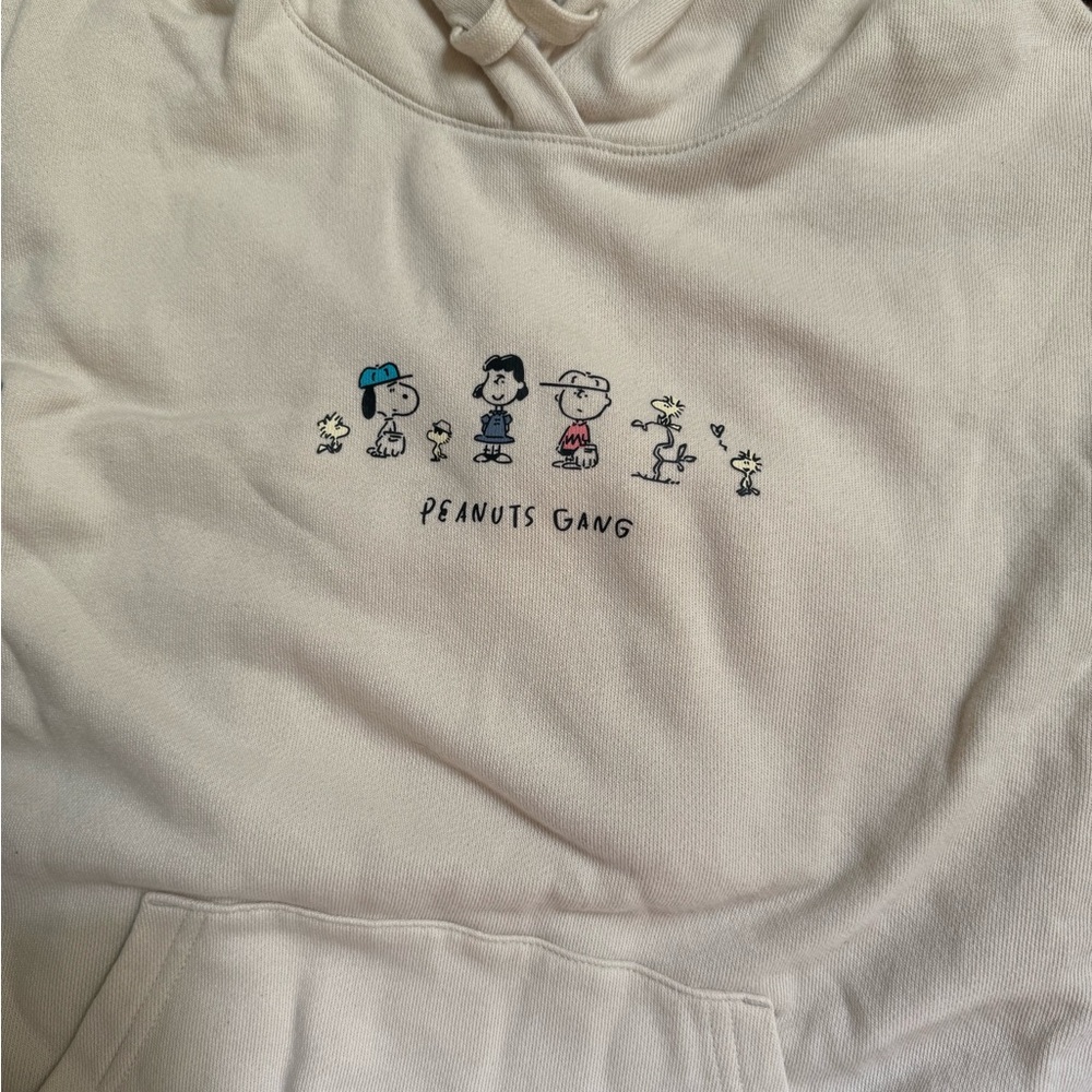 Uniqlo Peanuts Yu Nagaba Cream Hoodie
